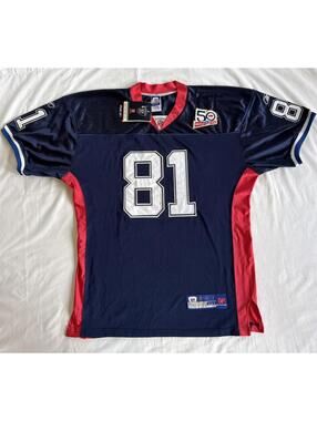 NWT Vintage Buffalo Bills Reebok Jersey Men's 81 Owens 50th Anniversary Size 50